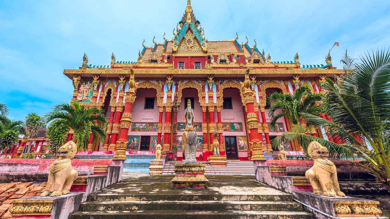 Ngôi chùa Khmer đẹp nhất miền Tây